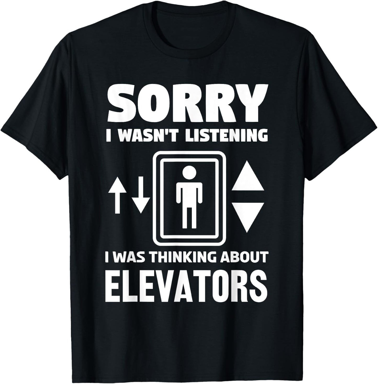 Cool Elevator Art Men Women Inspector Mechanic Maintenance T-Shirt - T-Shirt | Black