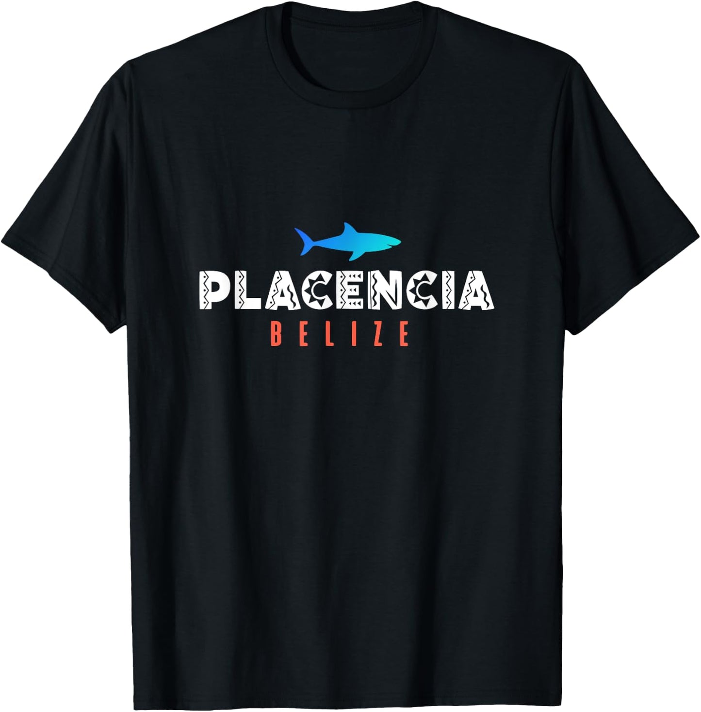 Placencia Belize Shark Scuba Diving Gift T-Shirt - T-Shirt | Black