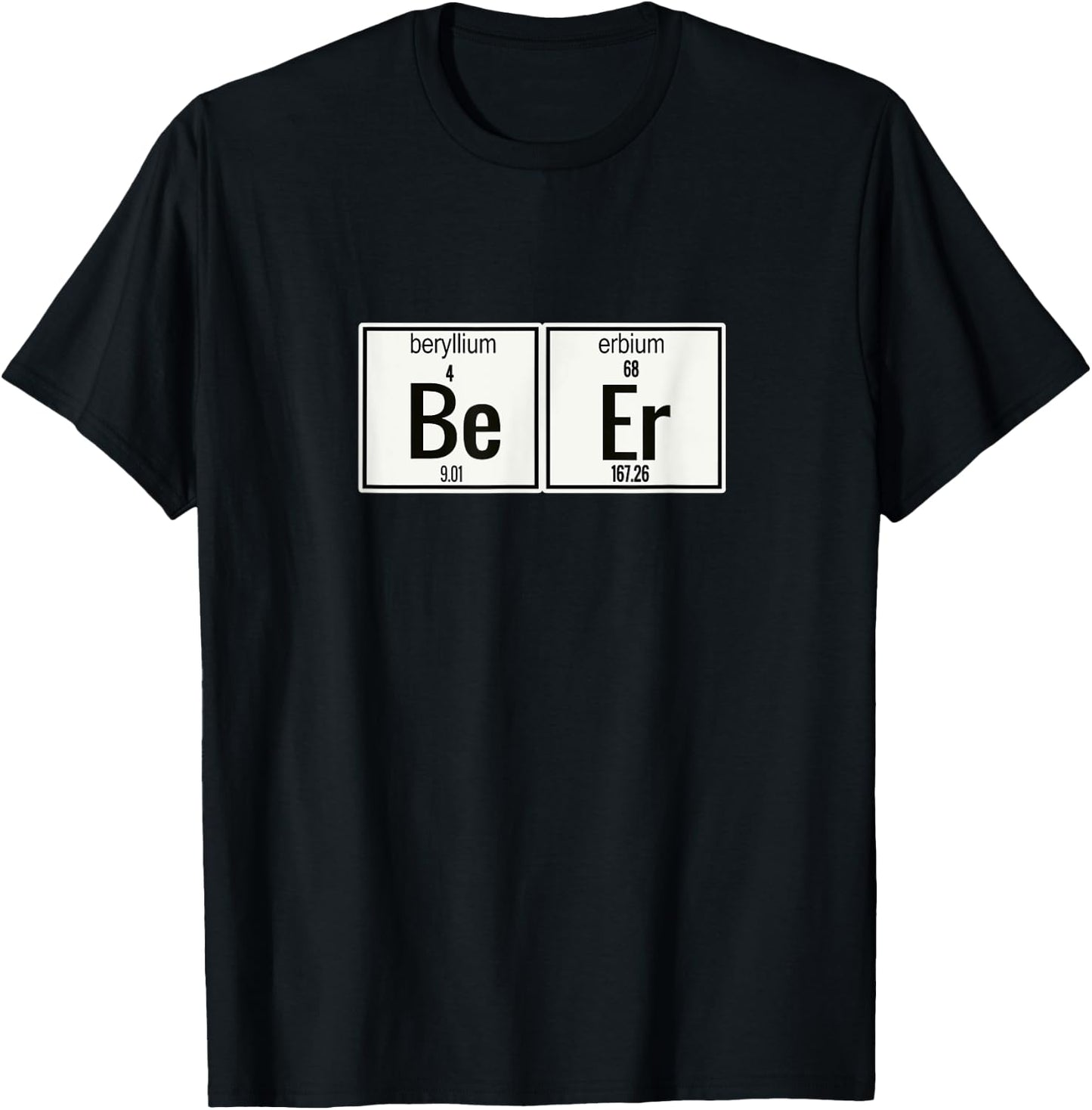 Beer Elements Gift Dad on Father's Day Christmas T-Shirt - T-Shirt | Black