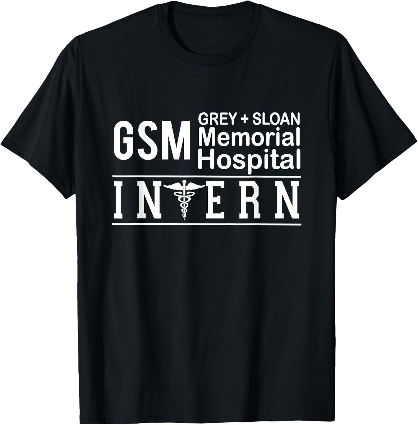 Grey Sloan Memorial Hospital Intern T-Shirt - T-Shirt | Black