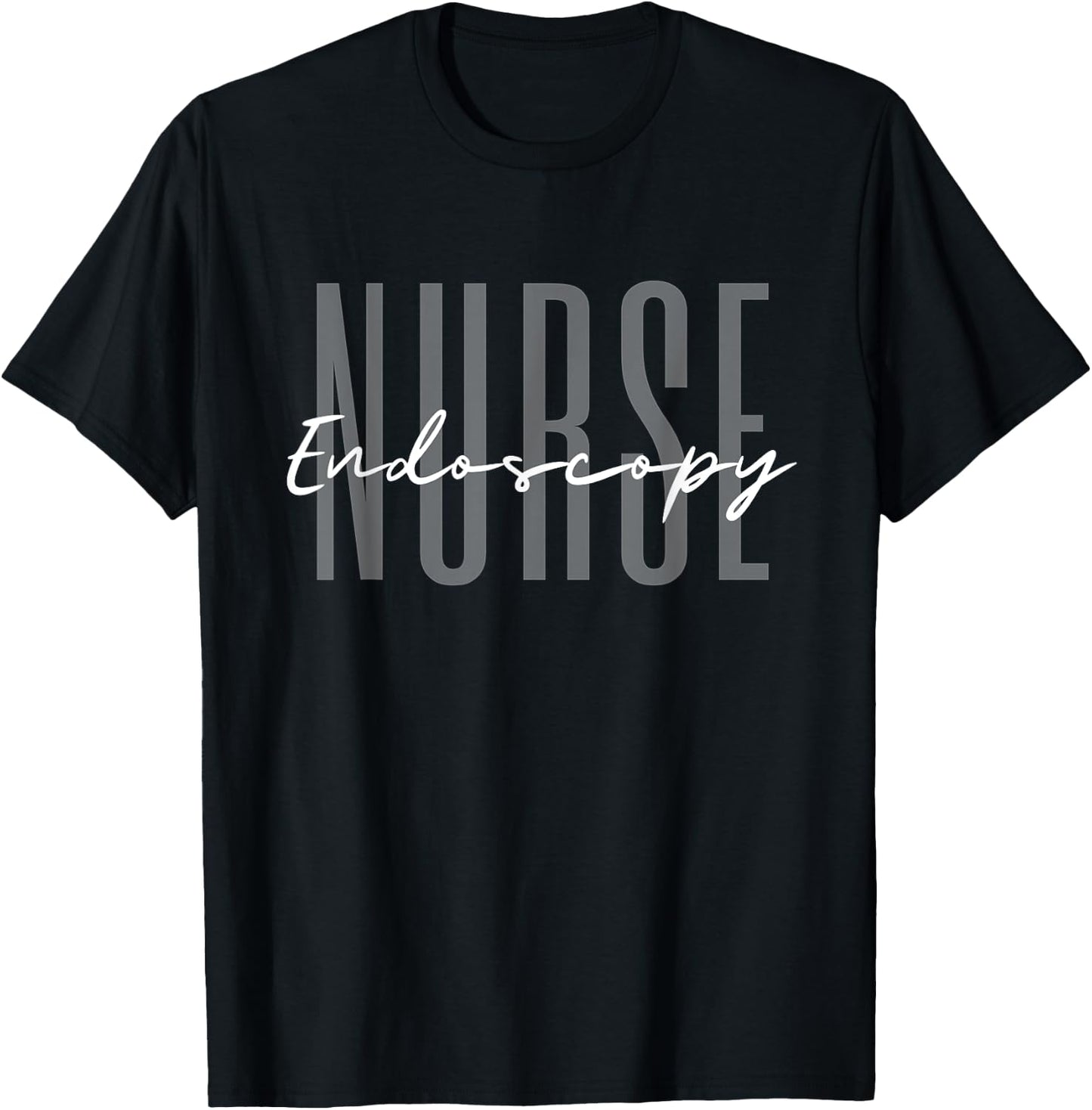 Endoscopy Nurse Endo Nurse Colon Nursing Gastroenterology GI T-Shirt - T-Shirt | Black