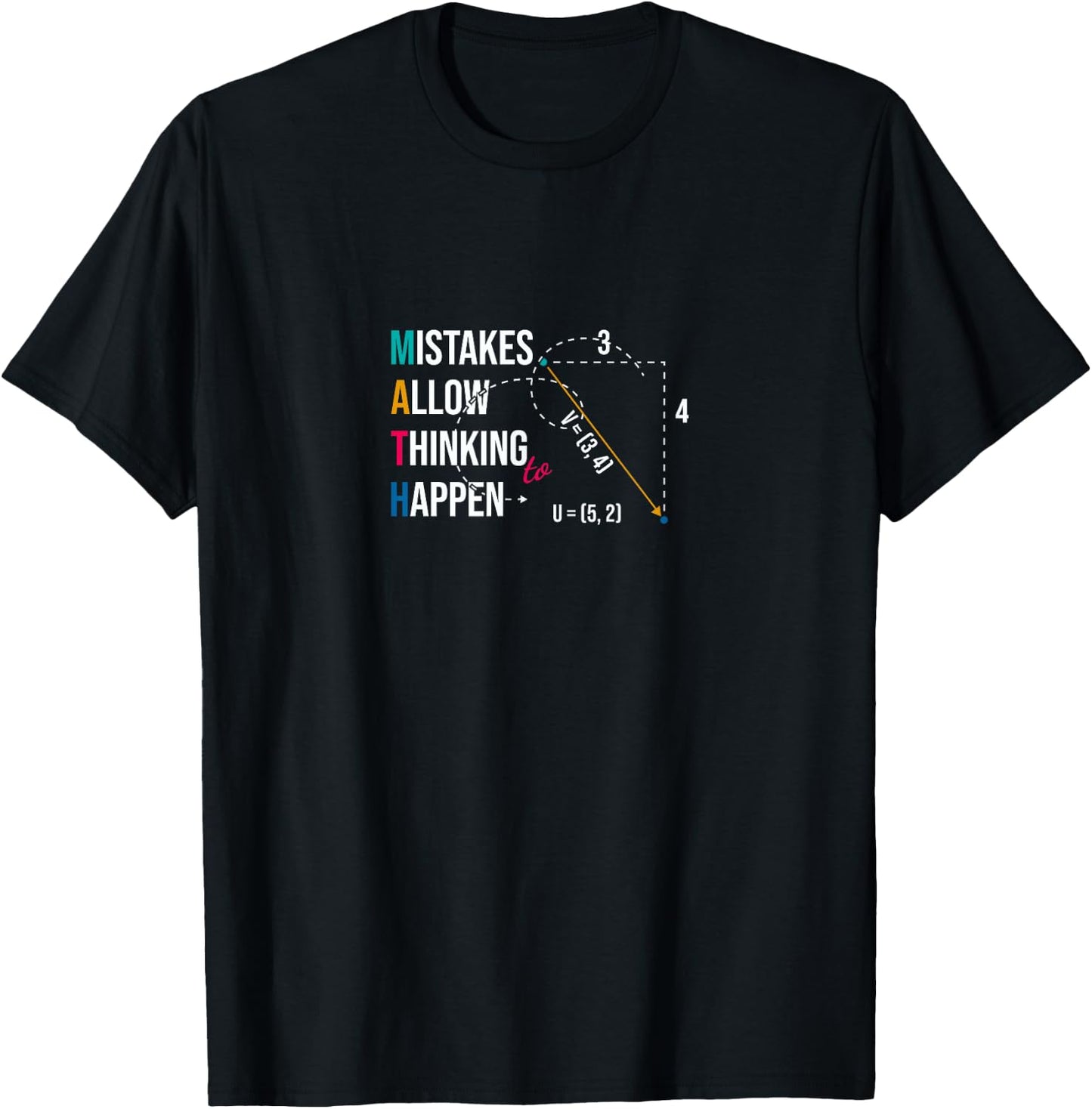 Mistakes allow Thinking funny Science Teacher puns Men Women Kids T-Shirt - T-Shirt | Black