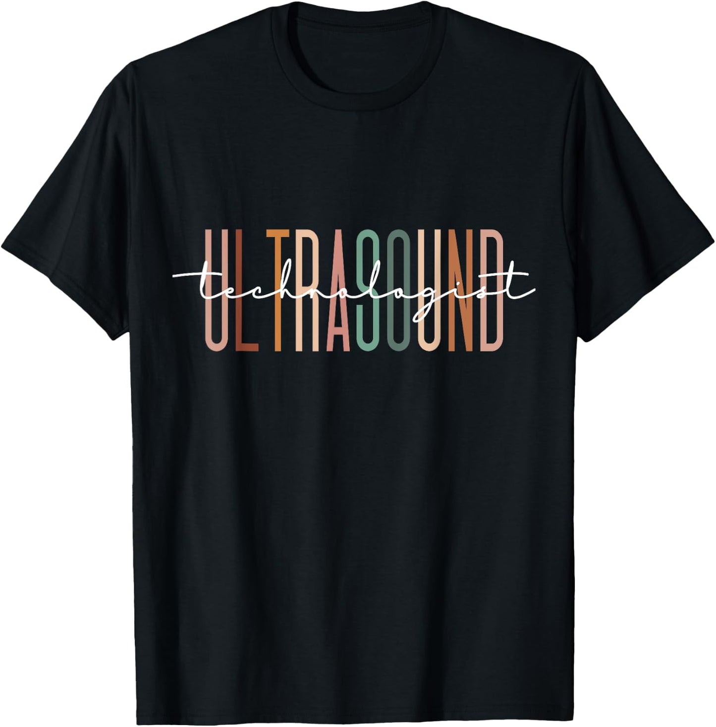Ultrasound Technologist Sonography Ultrasound Tech T-Shirt - T-Shirt | Black