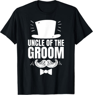 Uncle of The Groom For Wedding Groom's Uncle T-Shirt - T-Shirt | Black