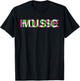 House Music Glitch Optical Illusion - EDM Rave DJ T-Shirt - T-Shirt | Black