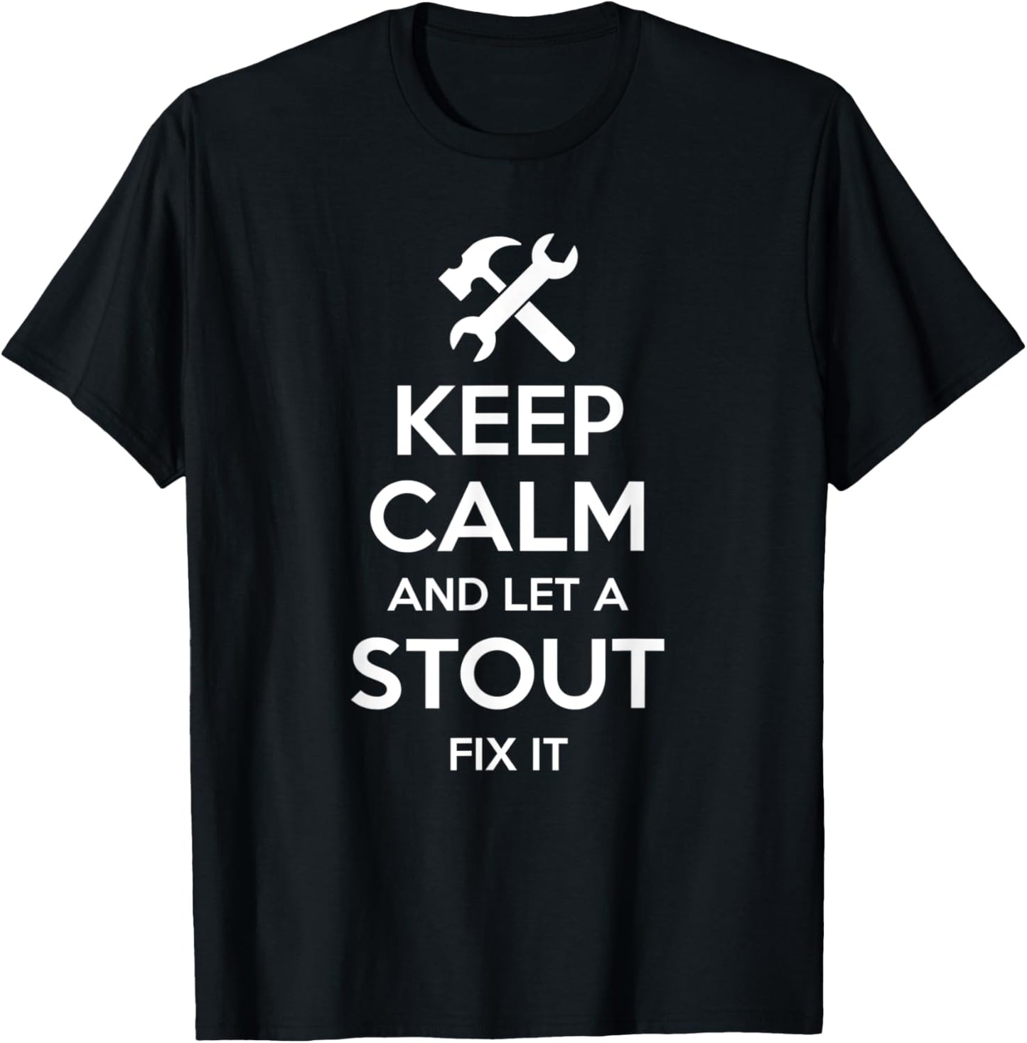 STOUT Funny Surname Birthday Family Tree Reunion Gift T-Shirt - T-Shirt | Black