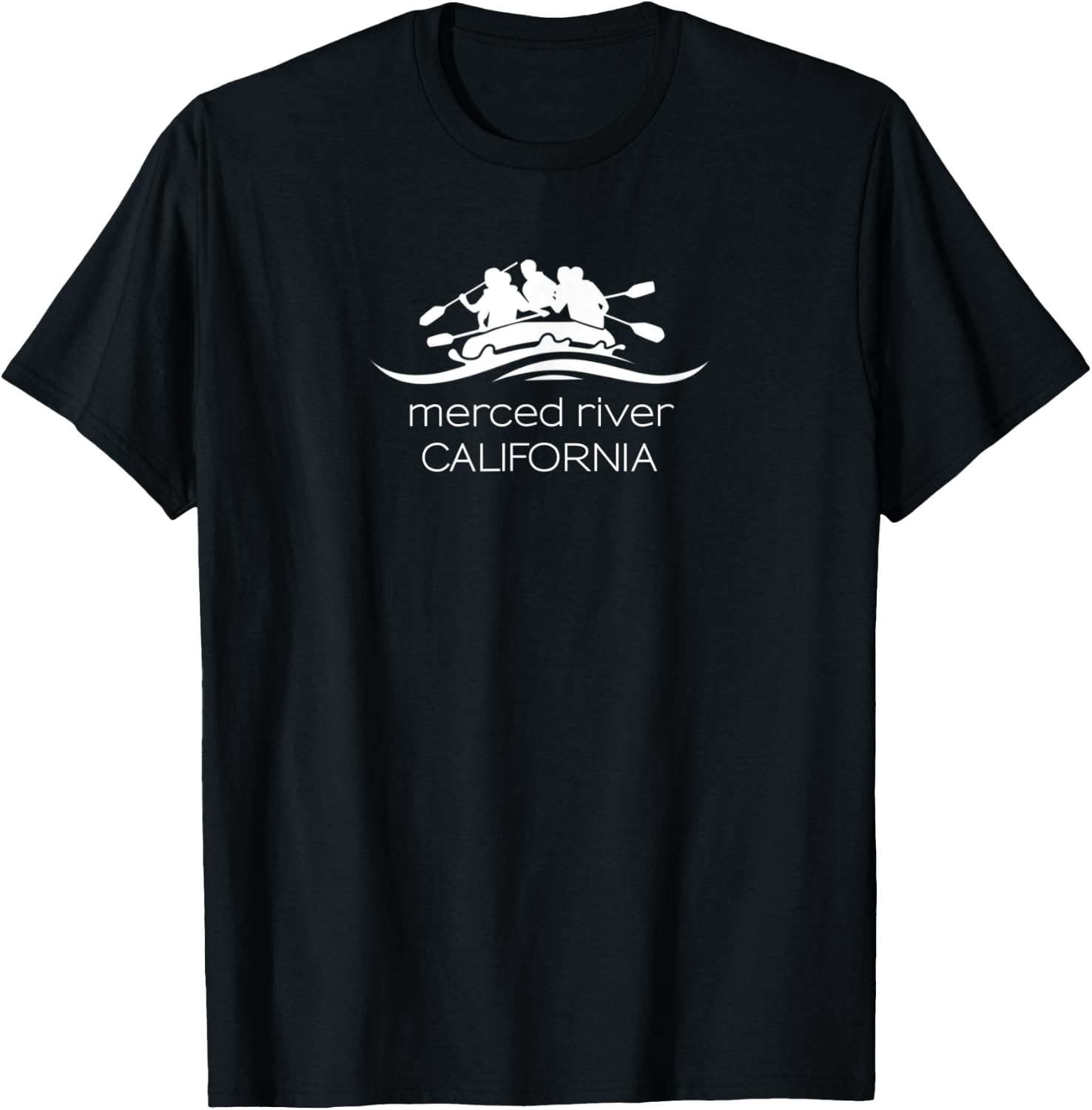 California - Merced River T-Shirt - T-Shirt | Black