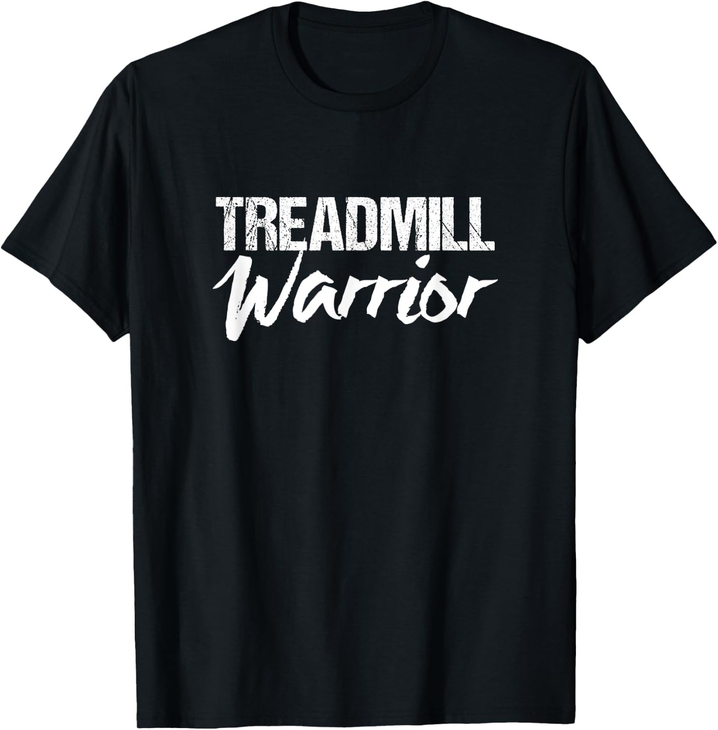 Treadmill Machine | Treadmill Warrior T-Shirt - T-Shirt | Black
