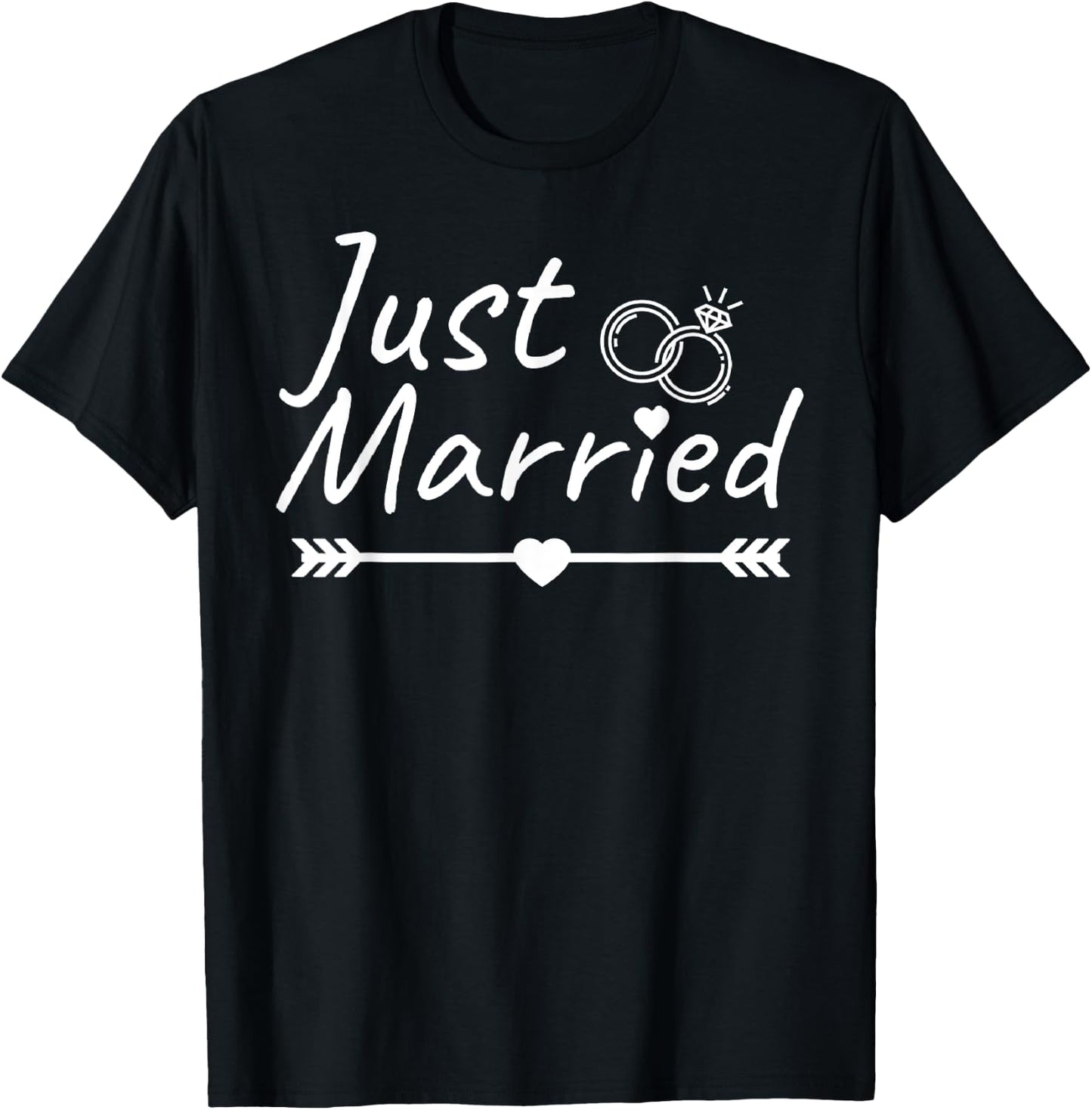 Couple Just Married Couple Weeding women T-Shirt - T-Shirt | Black