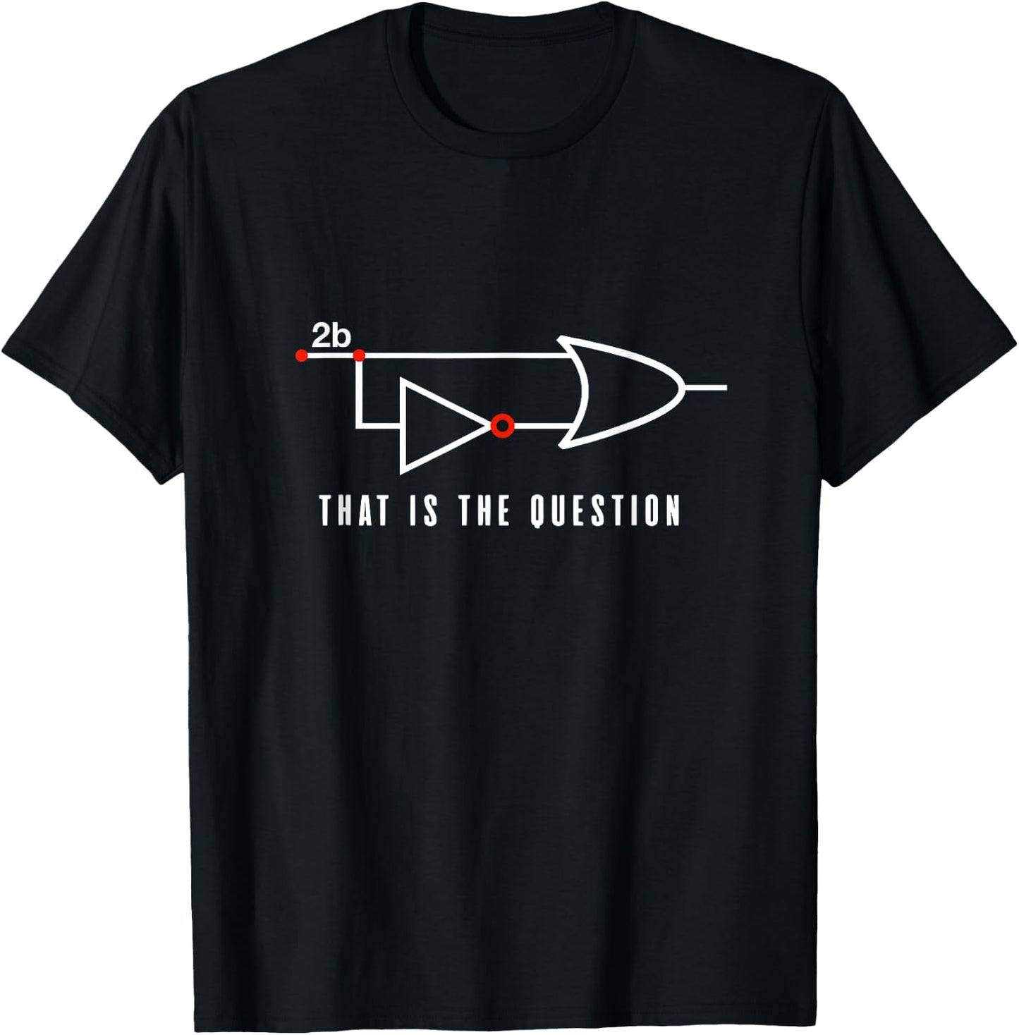 2B Or Not 2B Boolean Logic T-Shirt - T-Shirt | Black