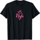 Nyla the Queen / Pink Crown & Name Called Nyla T-Shirt - T-Shirt | Black