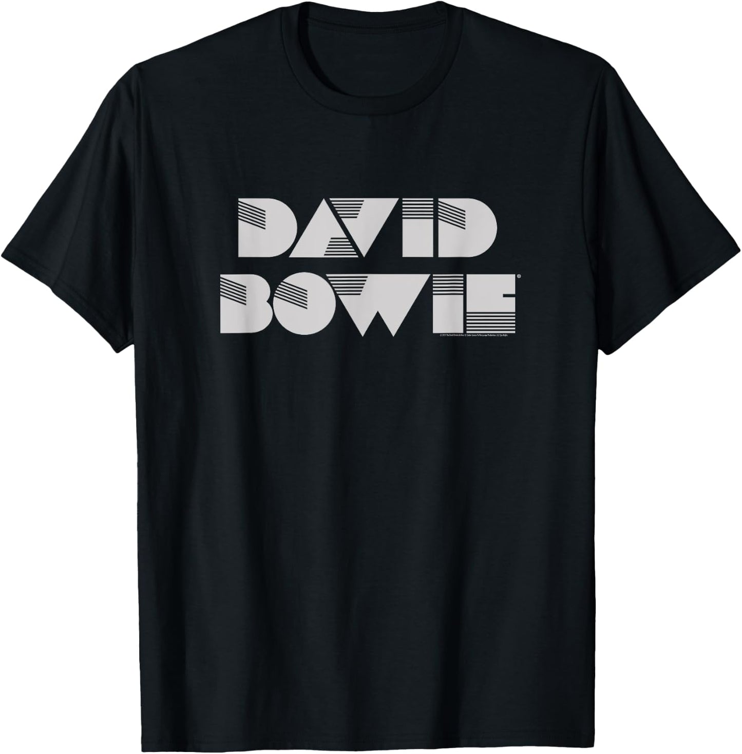 David Bowie - Geometric Logo T-Shirt - T-Shirt | Black