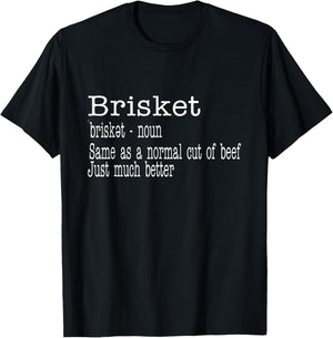 BBQ Brisket Texas Smoker Meat Pork Barbecue Brisket T-Shirt - T-Shirt | Black