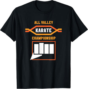 Cobra Kai All Valley Logo and Fist T-Shirt - T-Shirt | Black