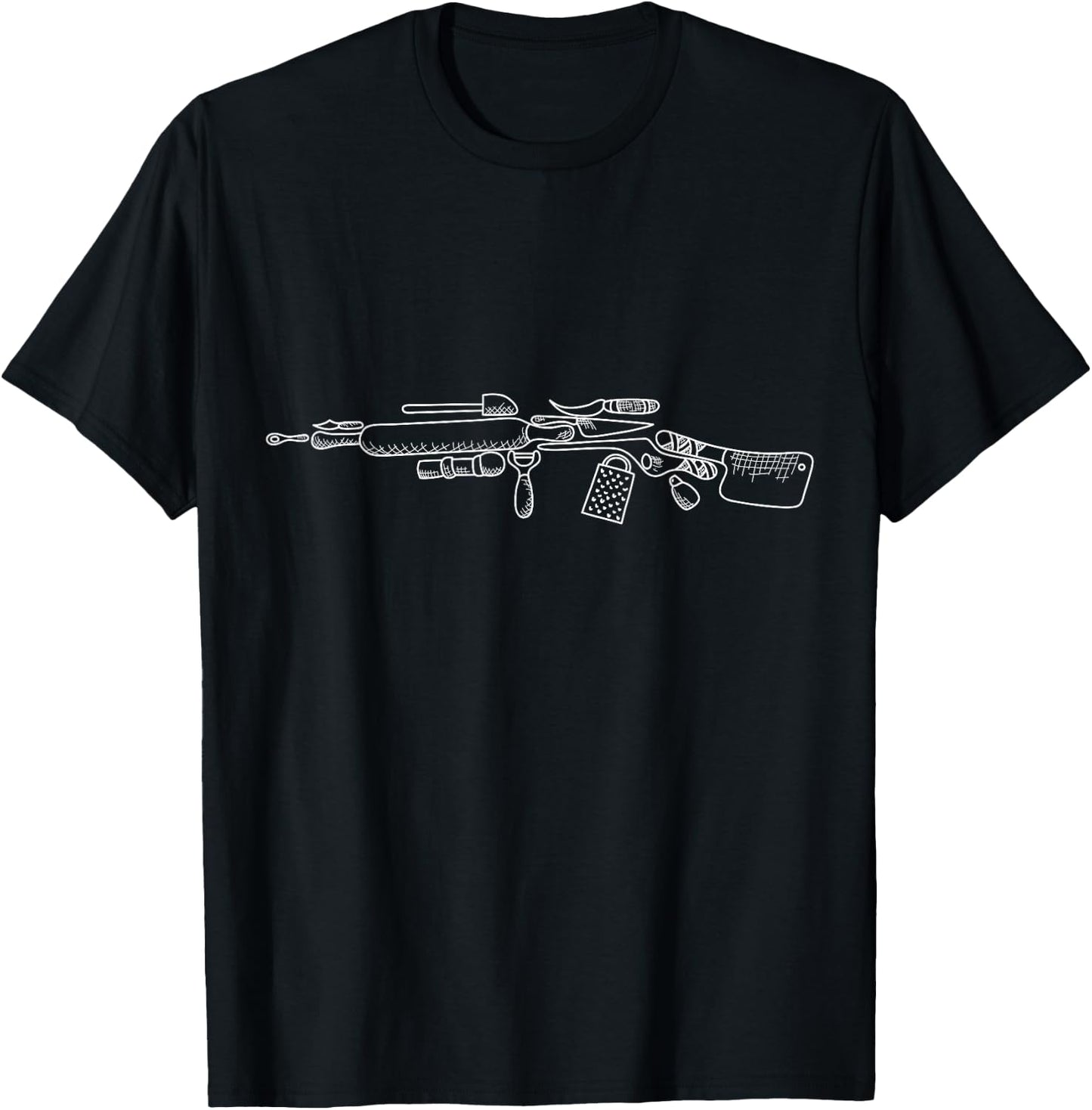 Cook Chef Funny Cooking Lover T-Shirt - T-Shirt | Black