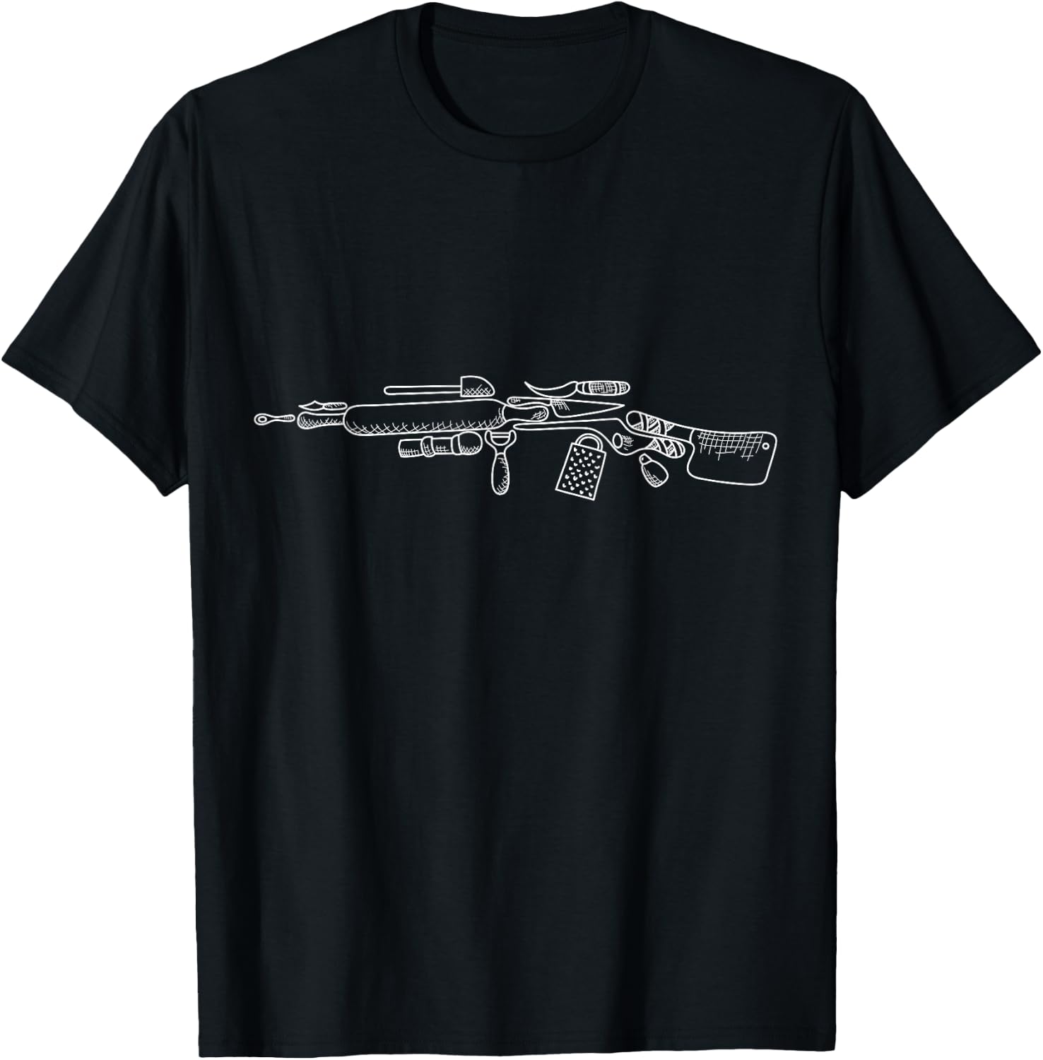 Cook Chef Funny Cooking Lover T-Shirt - T-Shirt | Black