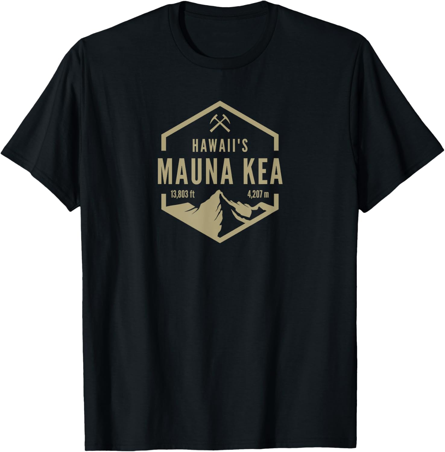 Hawaii Mauna Kea T-Shirt - T-Shirt | Black