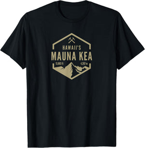 Hawaii Mauna Kea T-Shirt - T-Shirt | Black