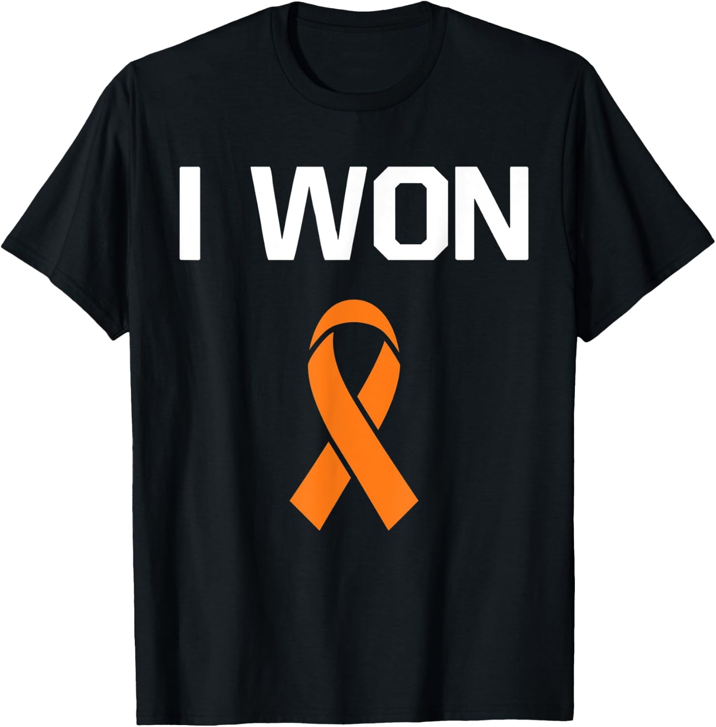 I Won - Fighter Warrior Leukemia Cancer Awareness T-Shirt - T-Shirt | Black