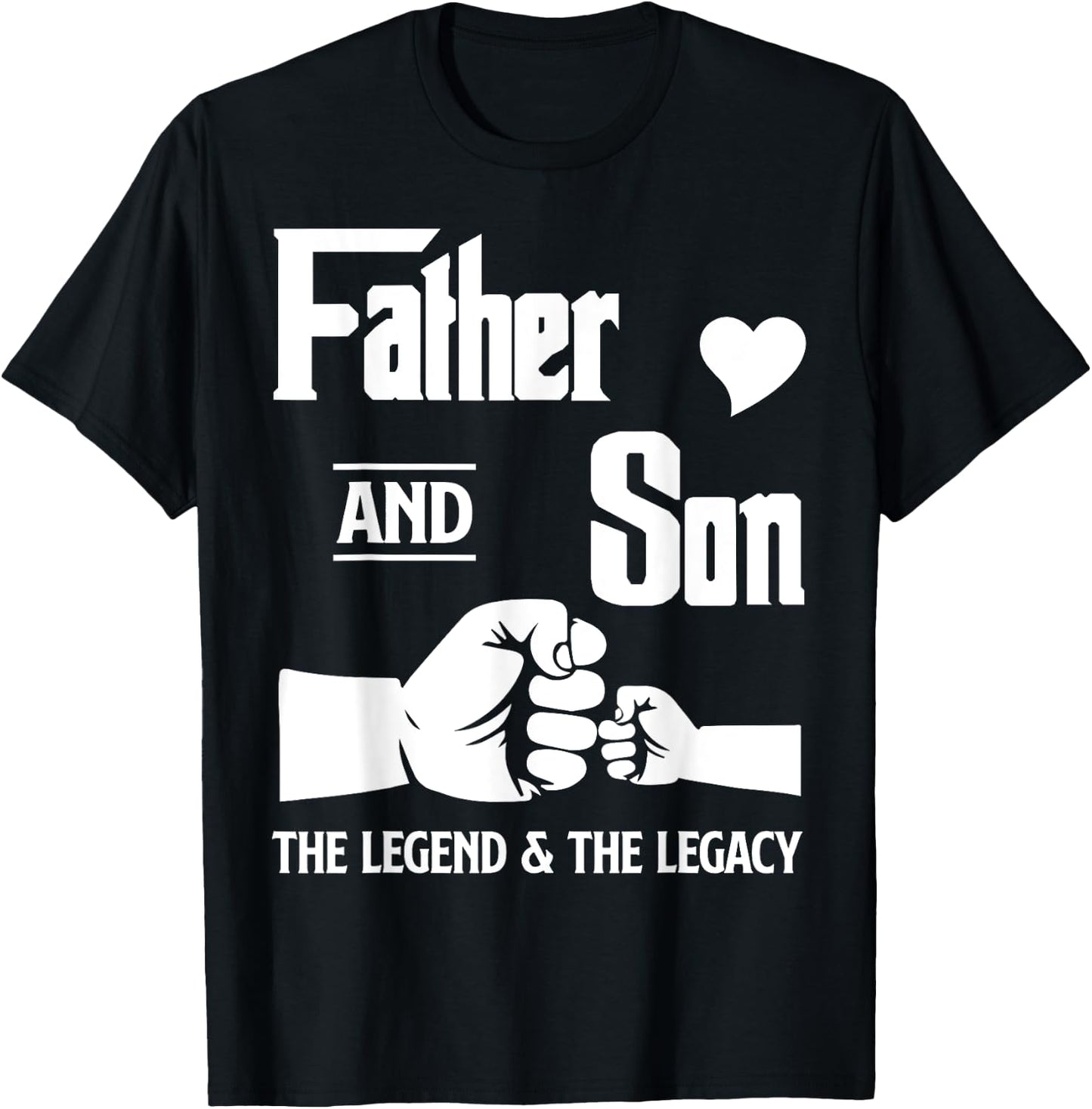 Daddy Father Son Matching Quote Design T-Shirt - T-Shirt | Black