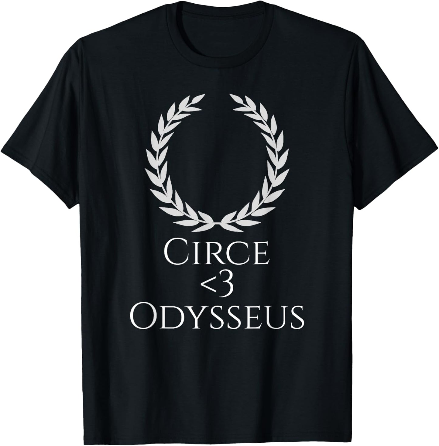 Ancient Greek Mythology - Circe <3 Odysseus - Homeric Epic T-Shirt - T-Shirt | Black
