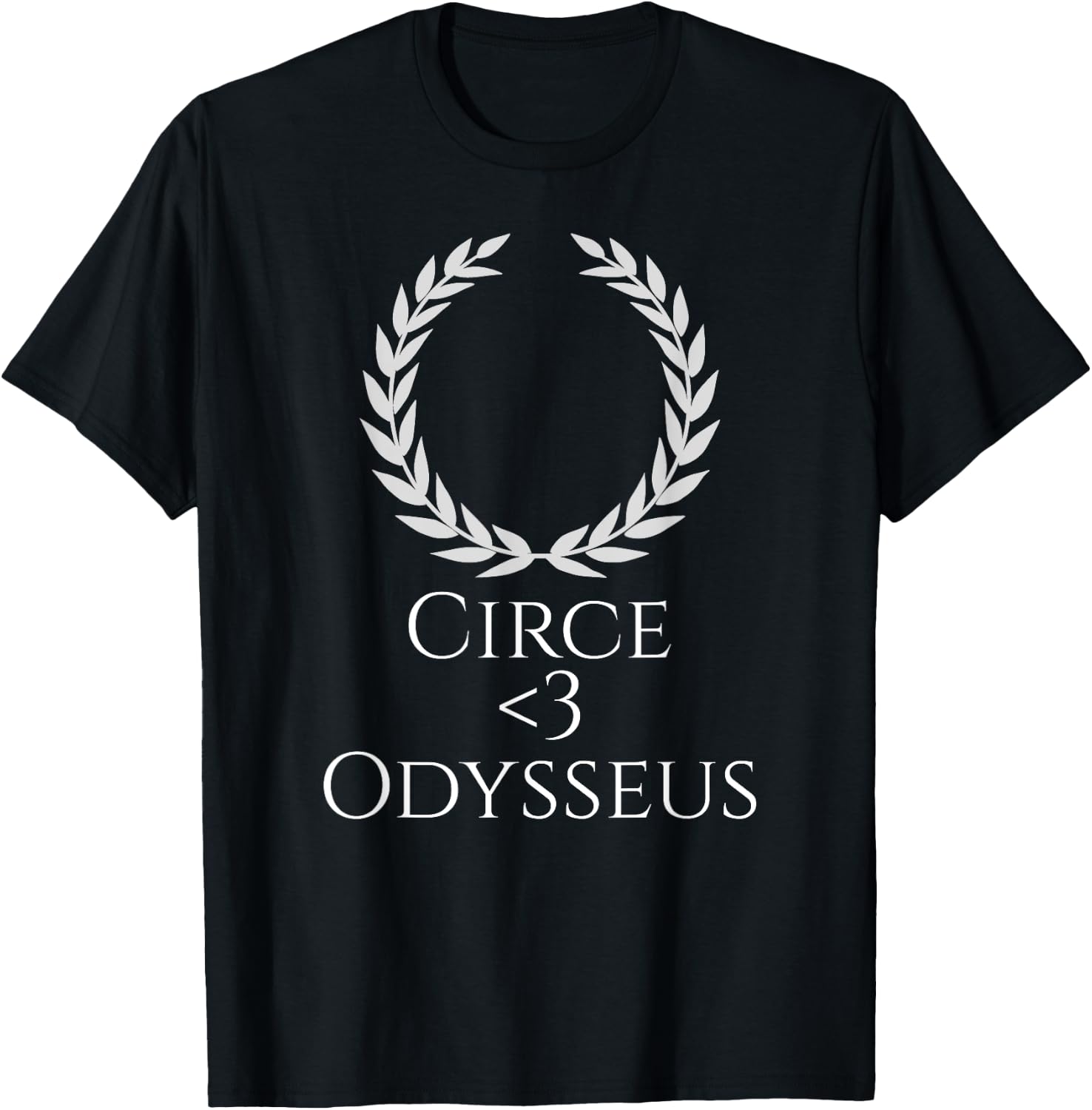 Ancient Greek Mythology - Circe <3 Odysseus - Homeric Epic T-Shirt - T-Shirt | Black
