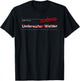 Underwater Welder Shirt Funny Gift - Job Title: Badass T-Shirt - T-Shirt | Black