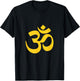 Om Spiritual Ohm Symbol | Yoga Meditation Mind Body Spirit T-Shirt - T-Shirt | Black