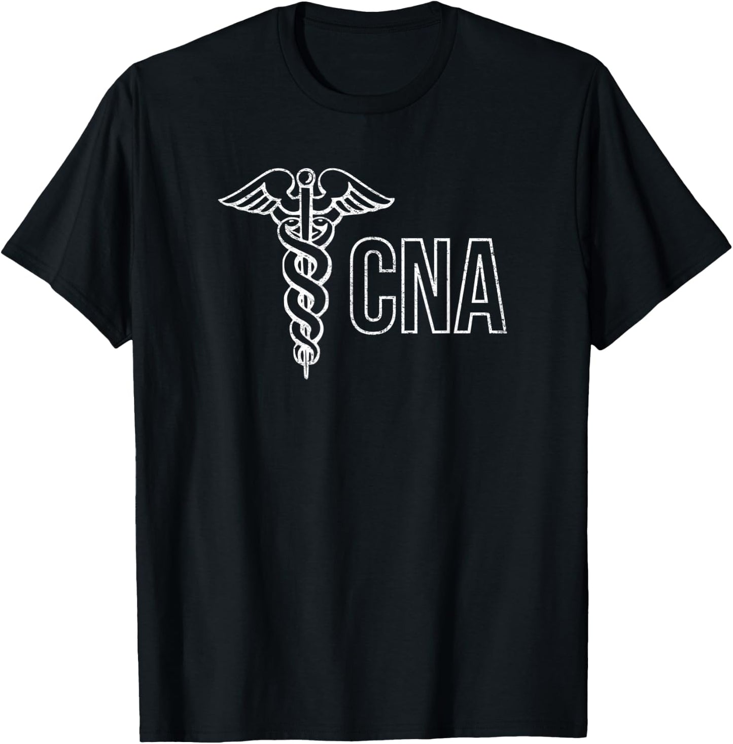 Certified Nursing Assistant Cna Caduceus Health Care Nurse T-Shirt - T-Shirt | Black