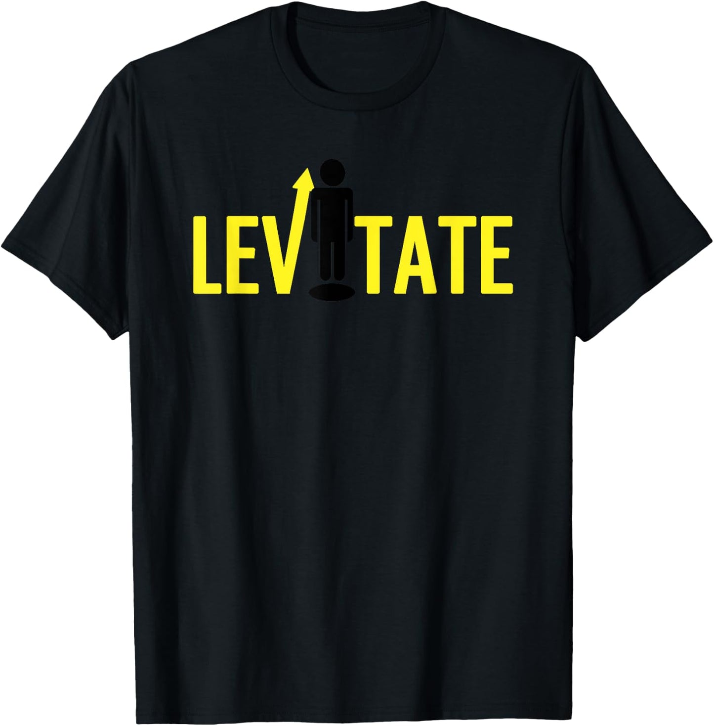 Levitate Inspirational T-Shirt - T-Shirt | Black
