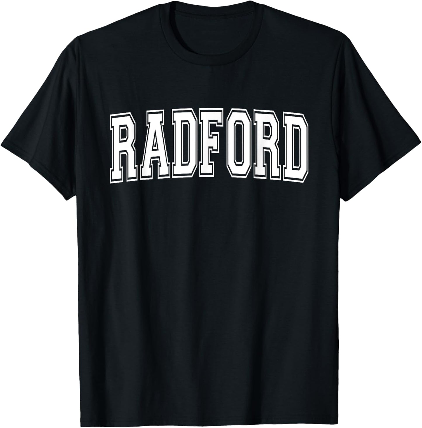 RADFORD VA VIRGINIA USA Vintage Sports Varsity Style T-Shirt - T-Shirt | Black
