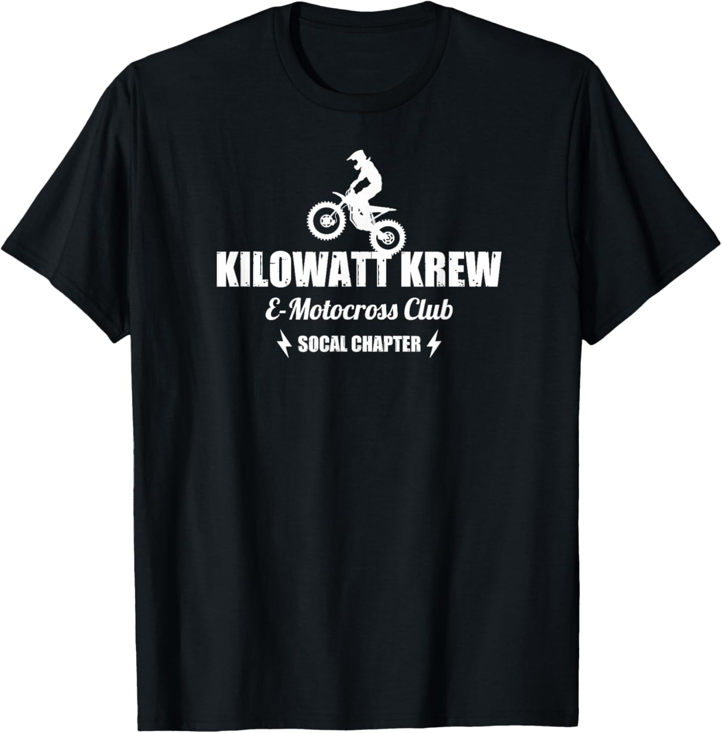 Kilowatt Krew E-Bike Club T-Shirt - T-Shirt | Black