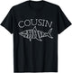 Cousin Birthday Shark Cousins Matching Family Boys Girls T-Shirt - T-Shirt | Black