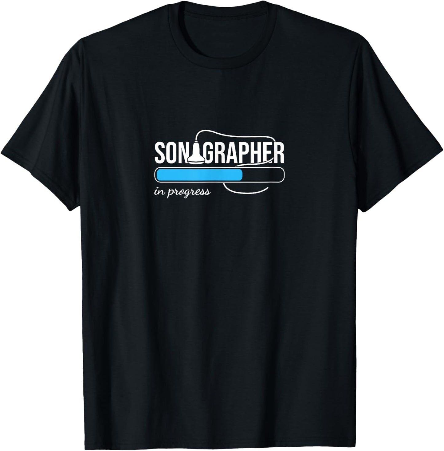 Future Sonographer merch Ultrasound Tech T-Shirt - T-Shirt | Black