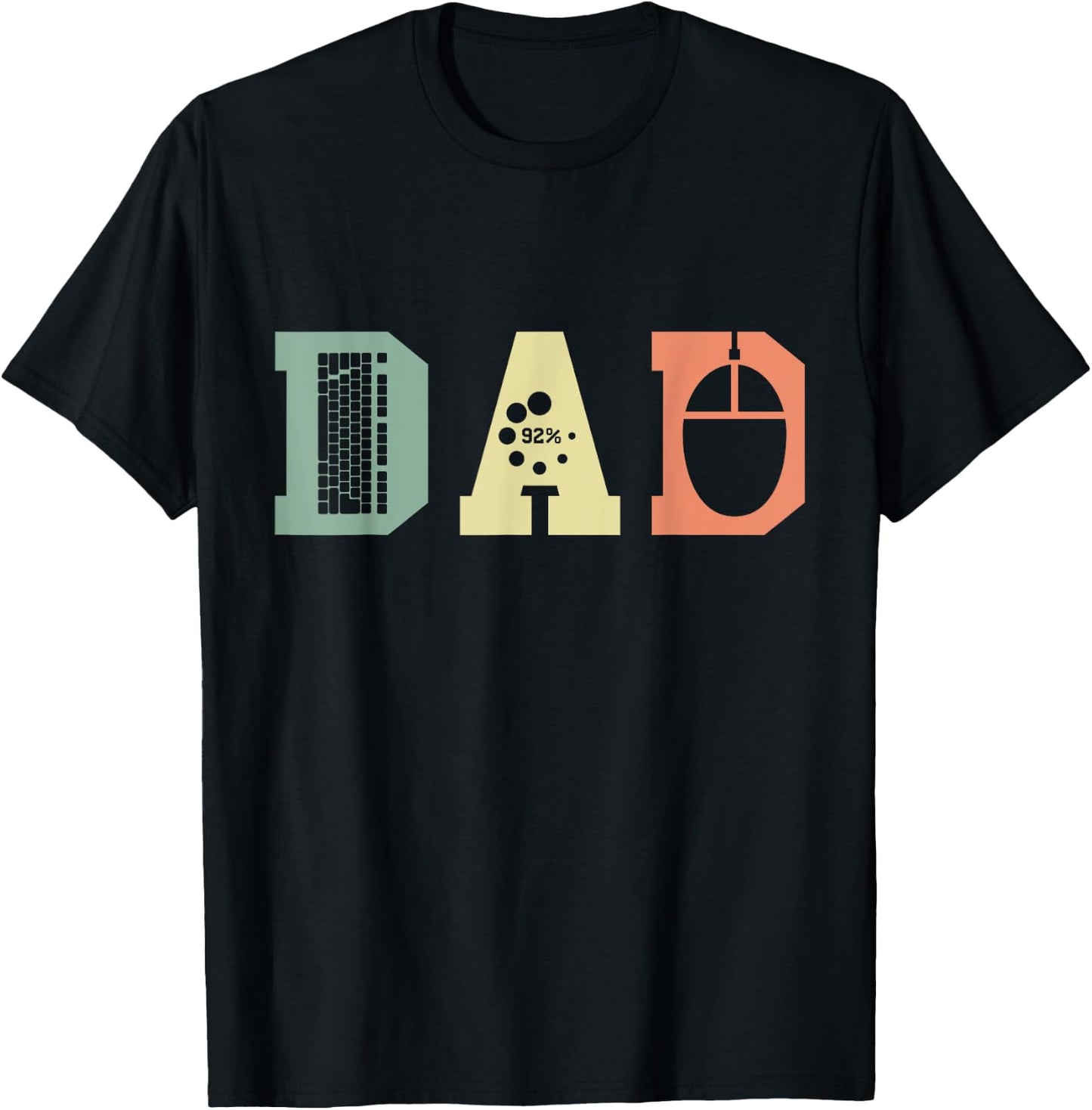 Programmer Dad Programming Software Developer Fathers Day T-Shirt - T-Shirt | Black