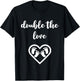 Twins Pregnancy Shirt for Pregnant Expecting Moms Double T-Shirt - T-Shirt | Black