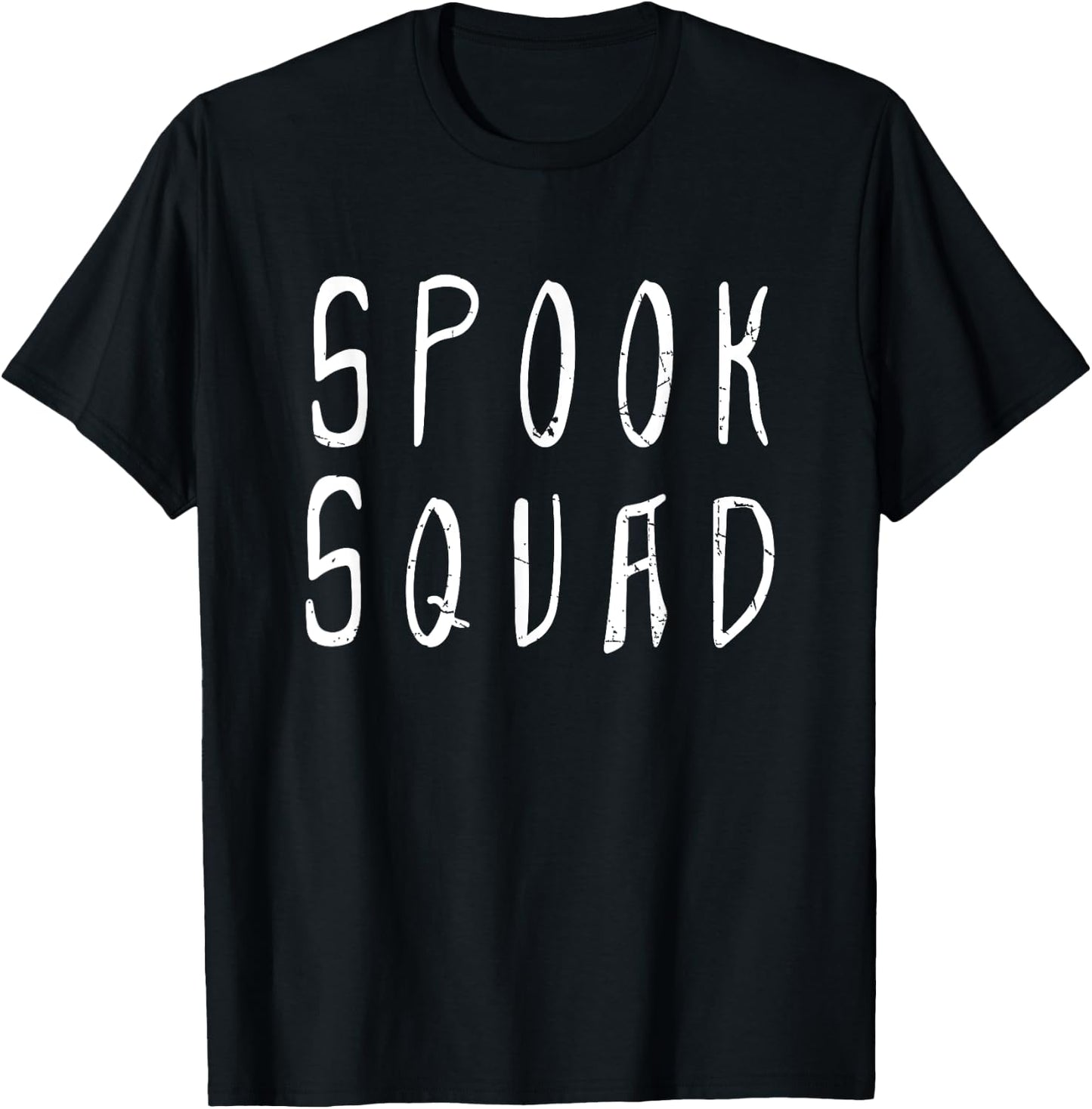 Spook Squad - Vintage Halloween Spooking Crew T-Shirt - T-Shirt | Black