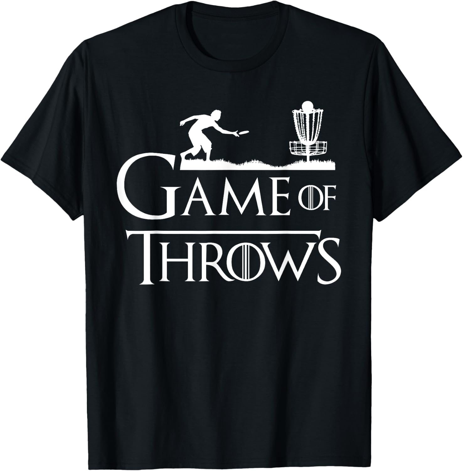 Frisbee Golf Shirt Game of Throws Disc Golf Shirts Men Women T-Shirt - T-Shirt | Black