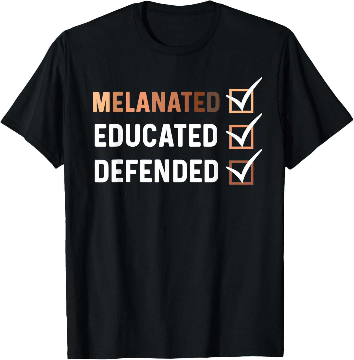 Black PhD Student Thesis Defense Dissertation Melanated PhD T-Shirt - T-Shirt | Black