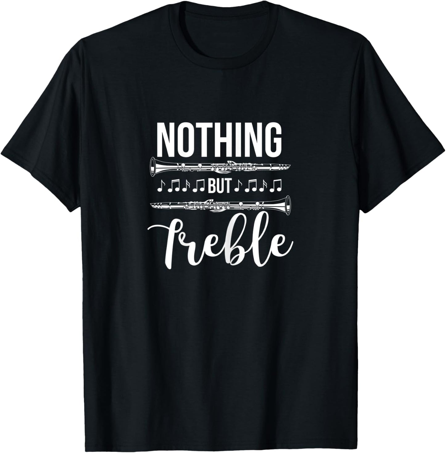 Flute Funny Marching Band Apparel Gift T-Shirt - T-Shirt | Black