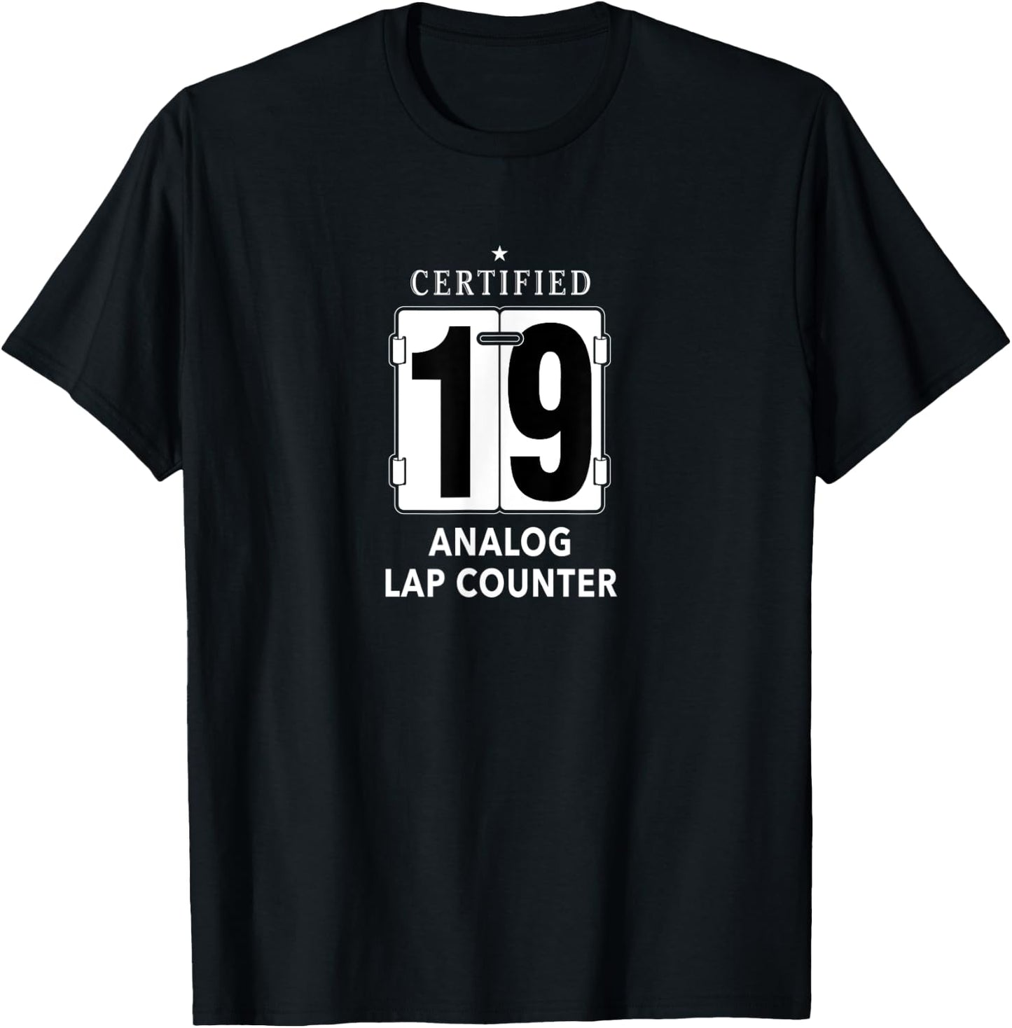 Swim Meet Event Distance Freestyle Lap Counter T-Shirt - T-Shirt | Black
