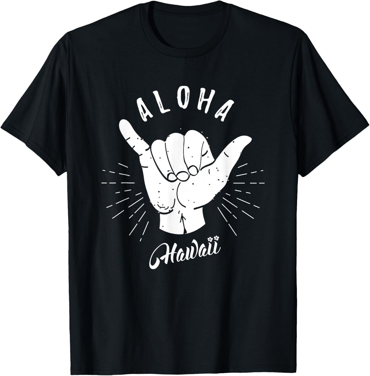 Aloha Hawaii Hawaiian Beach Summer Vacation Gifts Souvenir Men Women Kids T-Shirt - T-Shirt | Black