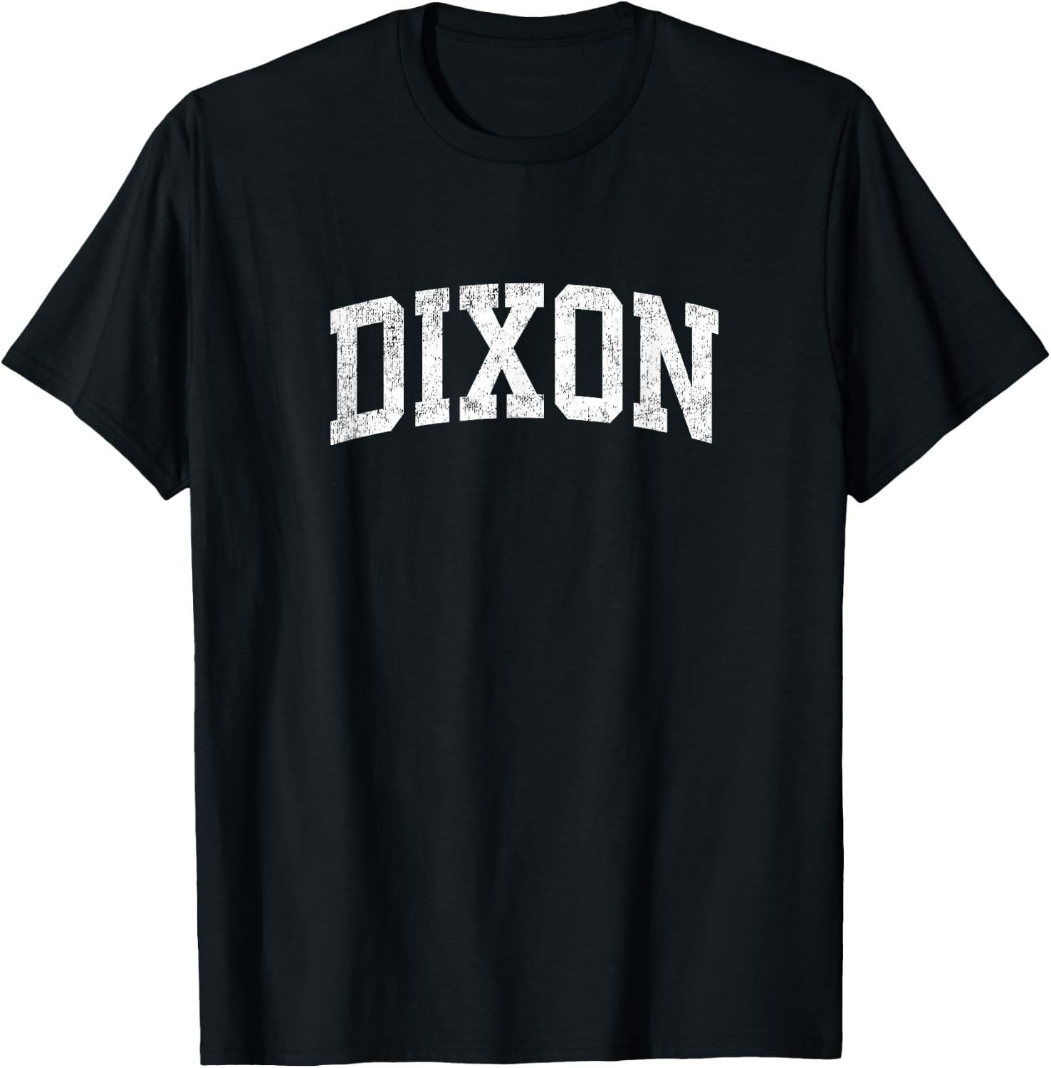 Dixon Illinois IL Vintage Athletic Sports Design T-Shirt - T-Shirt | Black