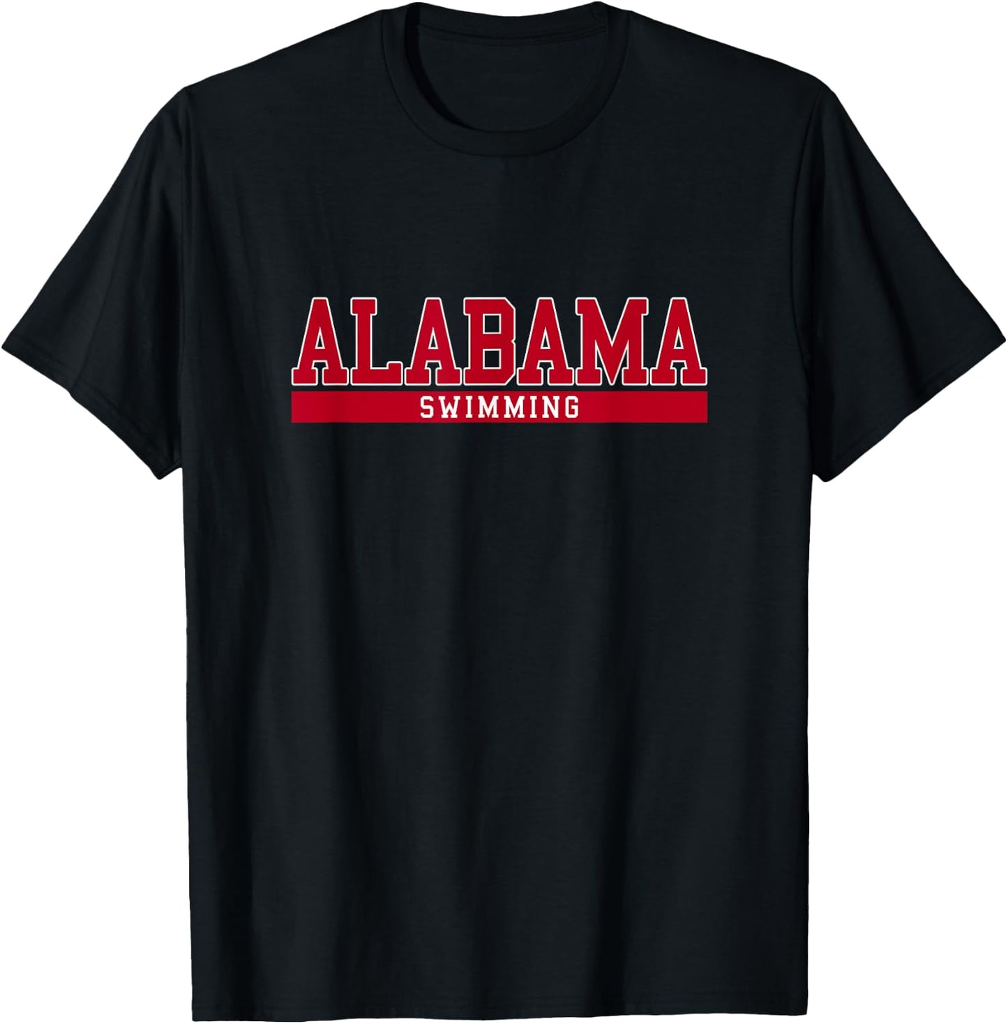 Alabama Swimming T-Shirt - T-Shirt | Black