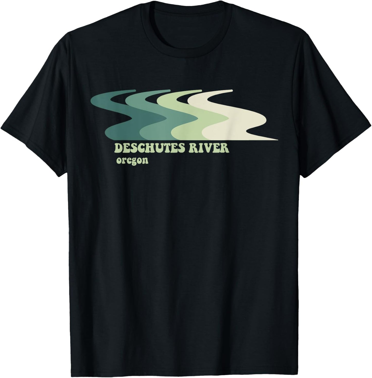 Deschutes River Oregon T-Shirt - T-Shirt | Black