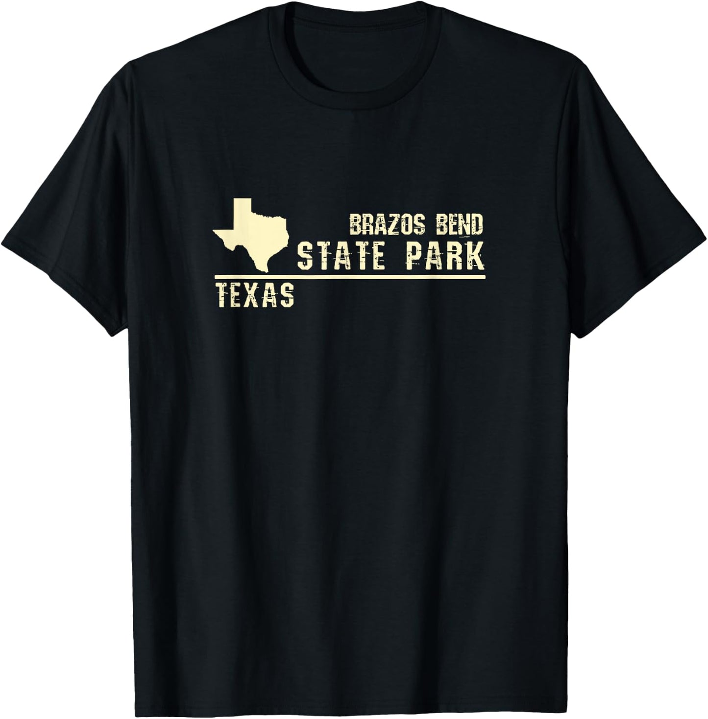 TX Souvenir - Texas Brazos Bend State Park T-Shirt - T-Shirt | Black