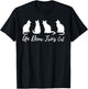 Funny Cat Lover Un Deux Trois Cat French Counting T-Shirt - T-Shirt | Black
