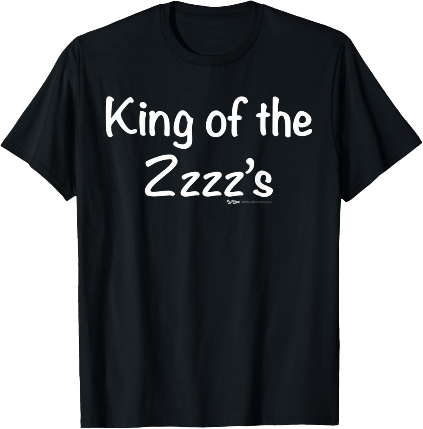 King Of The ZZZZ's Nap T-Shirt - T-Shirt | Black
