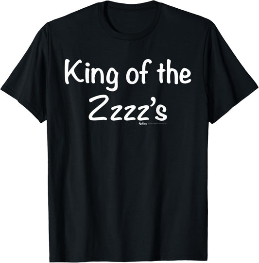 King Of The ZZZZ's Nap T-Shirt - T-Shirt | Black