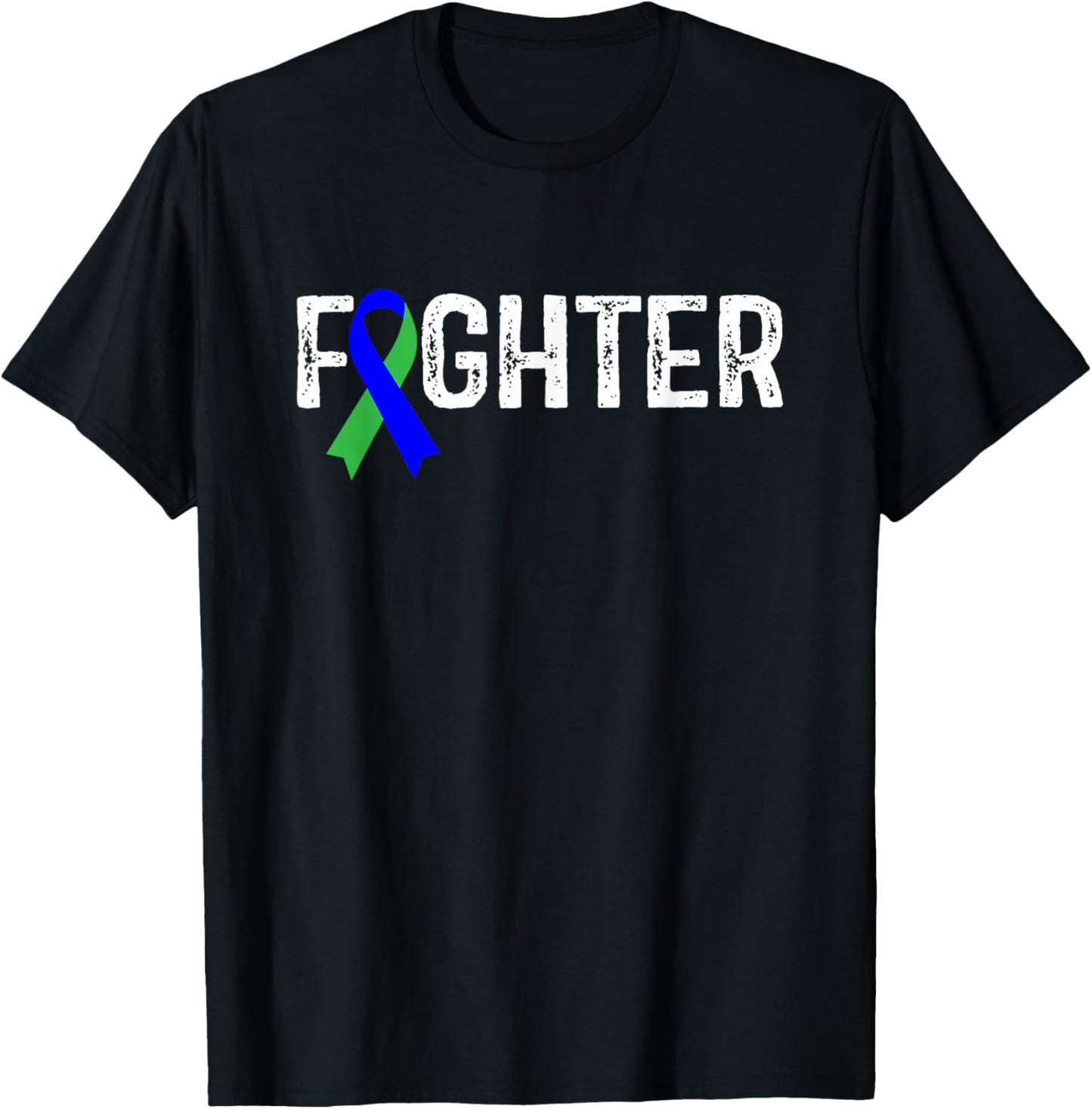 Fighter Neurofibromatosis NF Awareness T-Shirt - T-Shirt | Black